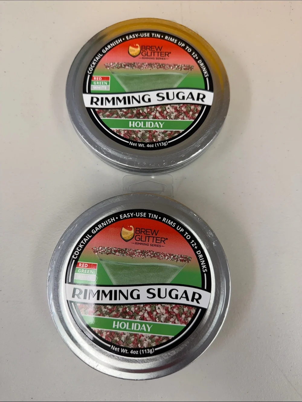 Holiday Rimming Sugar – Red & Green